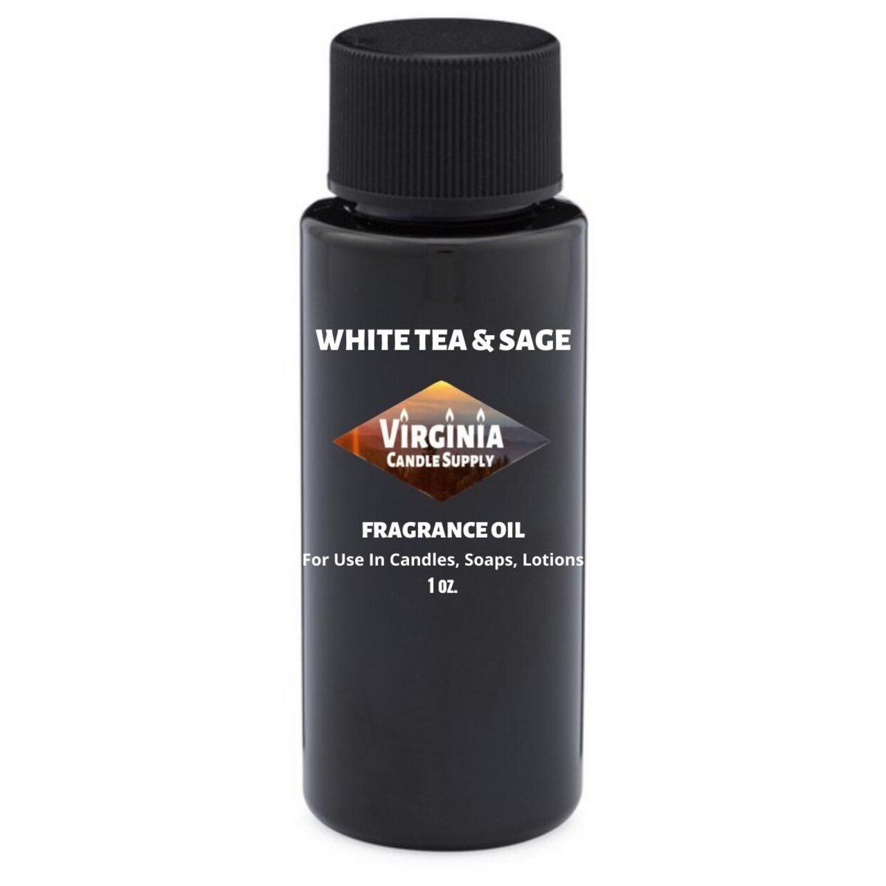 White Tea & Sage Fragrance Oil (Our Version of the Brand Name) (1 oz Bottle) for Candle Making, Soap Making, Tart Making, Room Sprays, Lotions, Car Fresheners, Slime, Bath Bombs, Warmers…